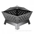 outdoor square fire pit